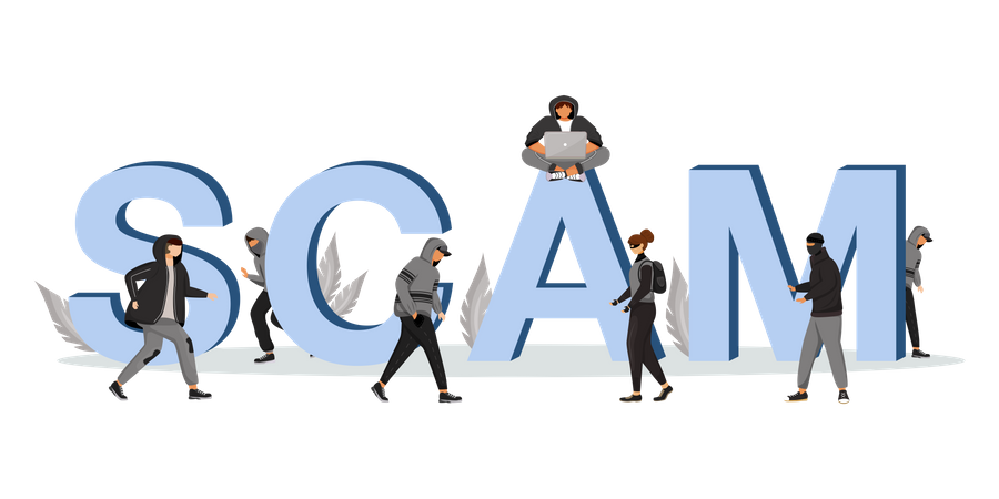 Scam  Illustration