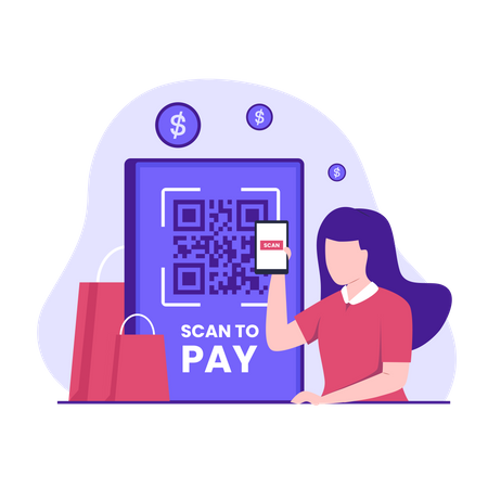 Scan To Pay Illustration