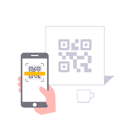 Scan To Pay  Illustration