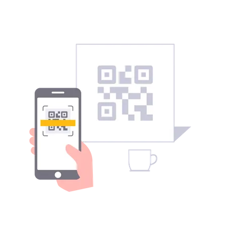 Scan To Pay  Illustration