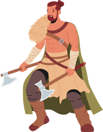 Scandinavian Warrior  Illustration