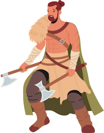 Scandinavian Warrior  Illustration