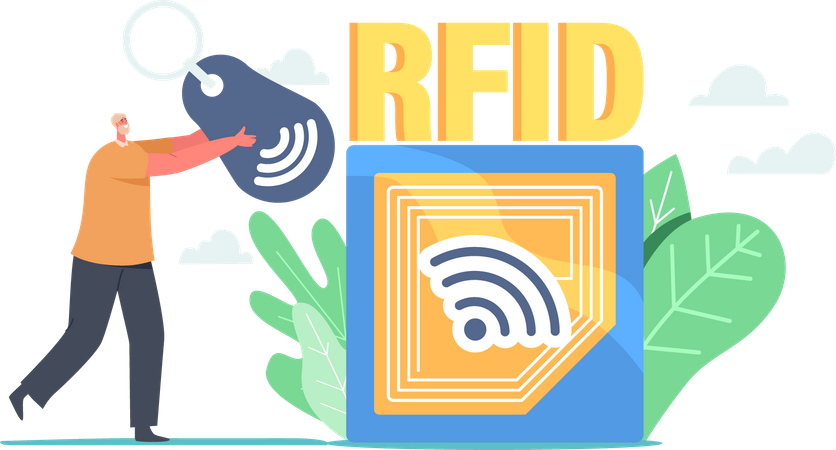 Scanner RFID  Ilustração