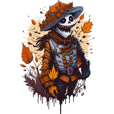 Scarecrow clipart  Illustration