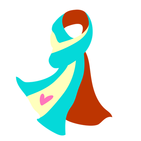 Scarf  Illustration