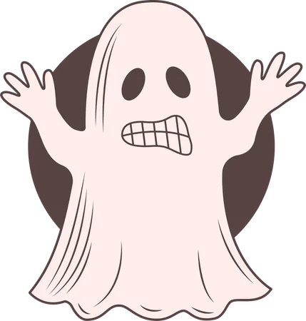 Scary ghost  Illustration