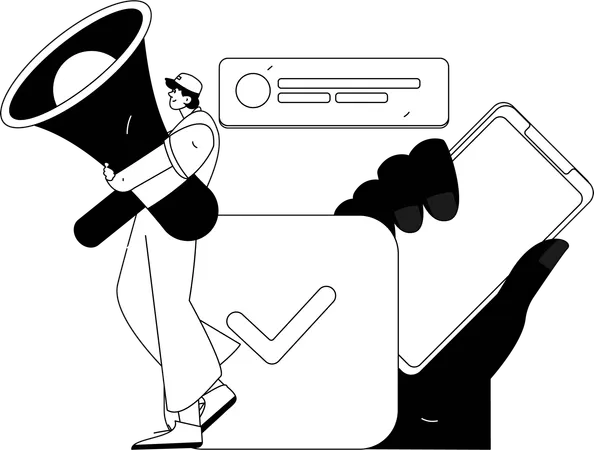 Schedule Announcement  Illustration