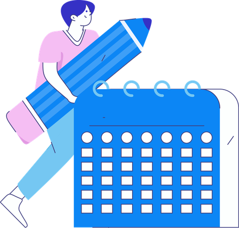 Schedule Calendar  Illustration