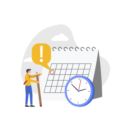 Schedule for meeting  Illustration