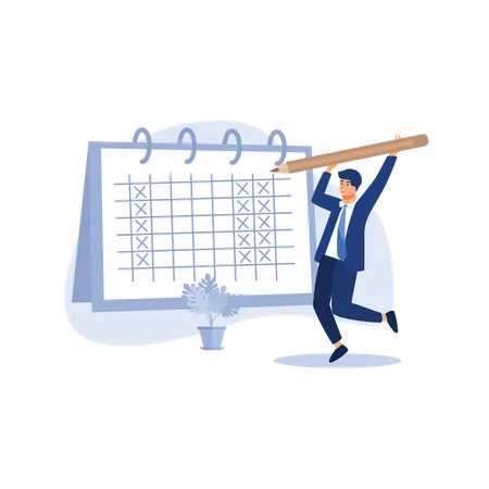 Schedule management  Illustration
