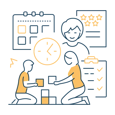 Schedule management  Illustration