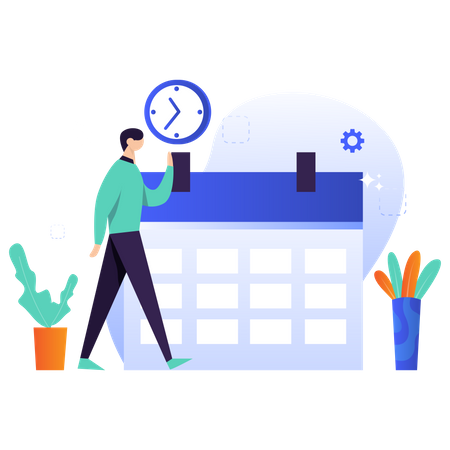 Schedule management  Illustration