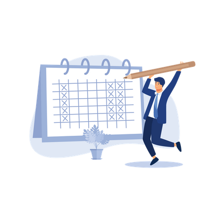 Schedule management  Illustration