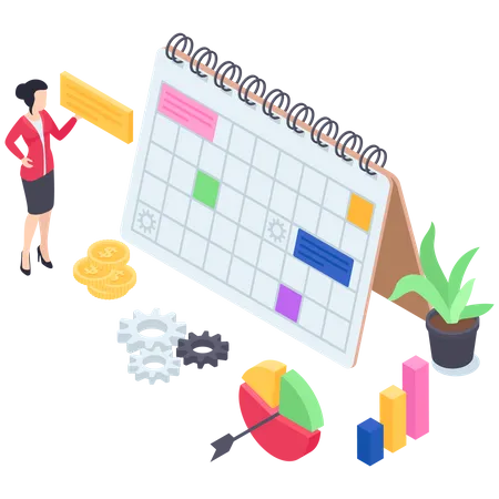 Schedule Management  Illustration