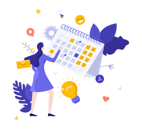 Schedule management  Illustration