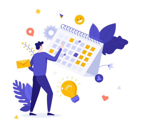 Schedule management  Illustration