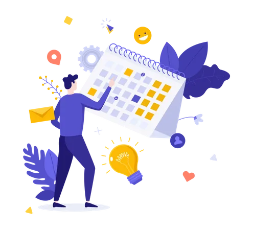 Schedule management  Illustration