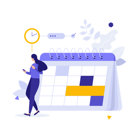 Schedule management  Illustration