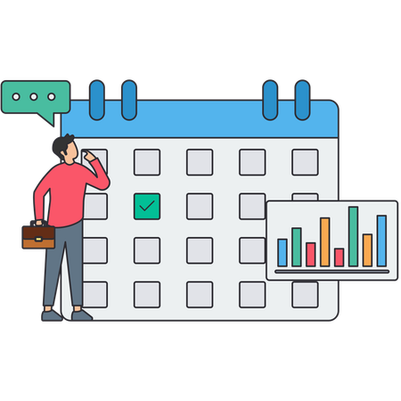 Schedule Management  Illustration