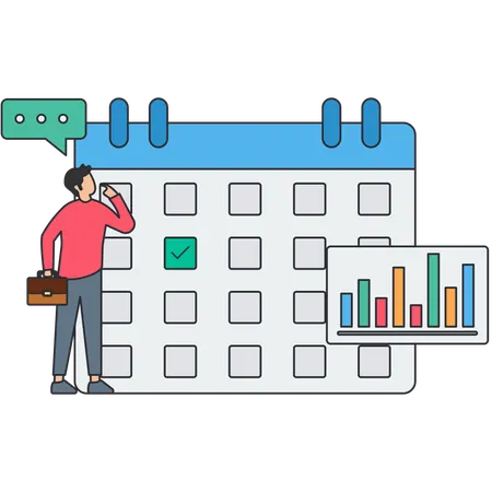 Schedule Management  Illustration