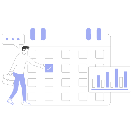 Schedule Management  Illustration