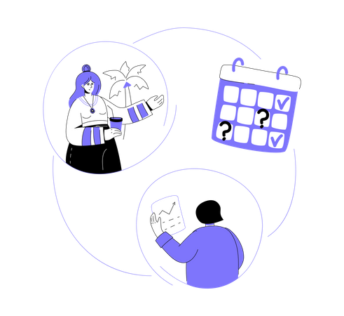 Schedule Management  Illustration