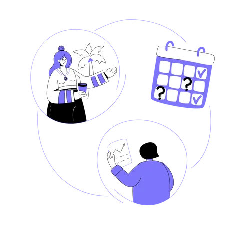 Schedule Management  Illustration