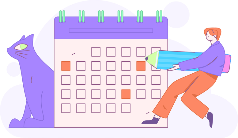 Schedule Management  Illustration