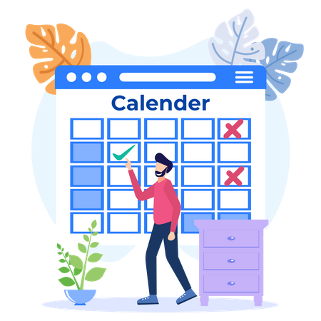 Schedule Planning  Illustration