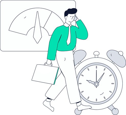 Schedule planning for employees  Illustration