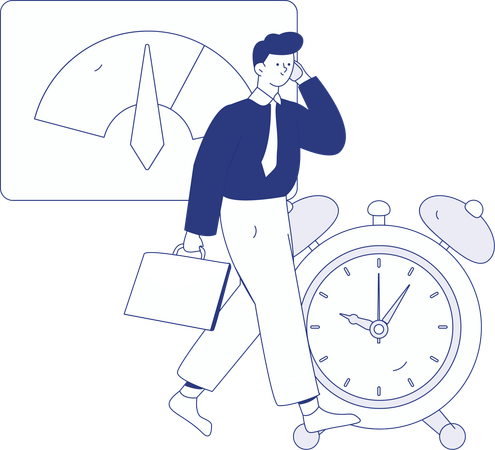 Schedule planning for employees  Illustration