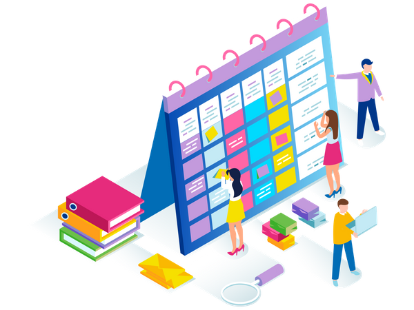 Schedule Planning  Illustration