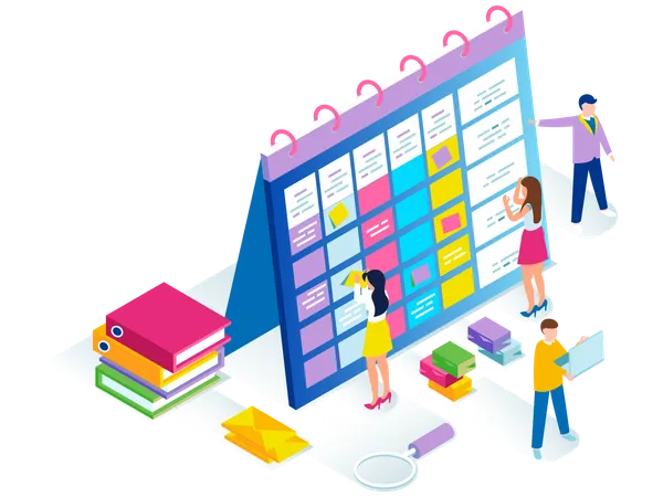 Schedule Planning  Illustration