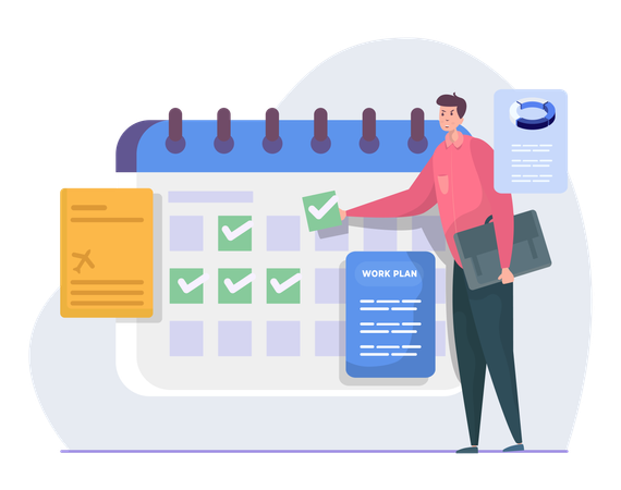 Schedule Planning  Illustration