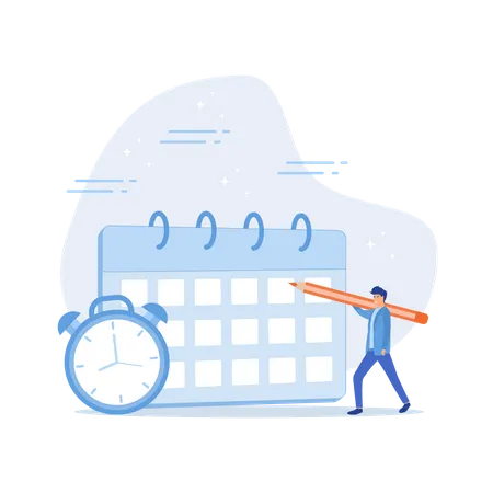 Schedule planning  Illustration