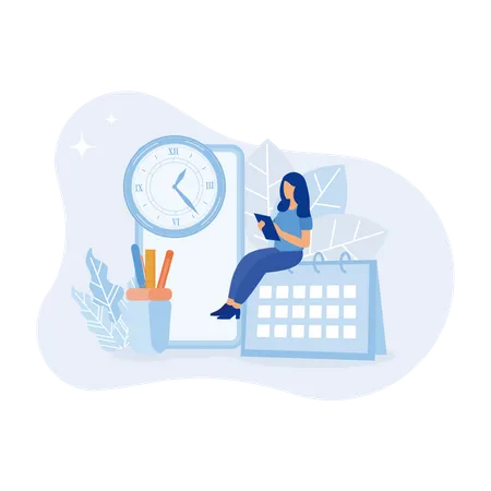 Schedule planning  Illustration