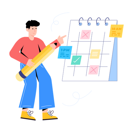 Scheduling Timetable Illustration