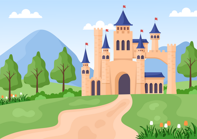 Schlossturm  Illustration