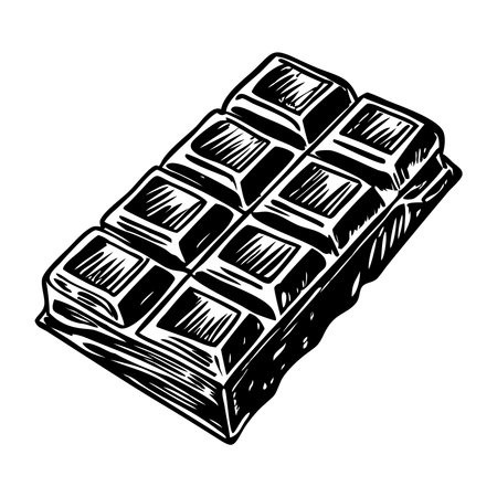 Schokoladenriegel  Illustration