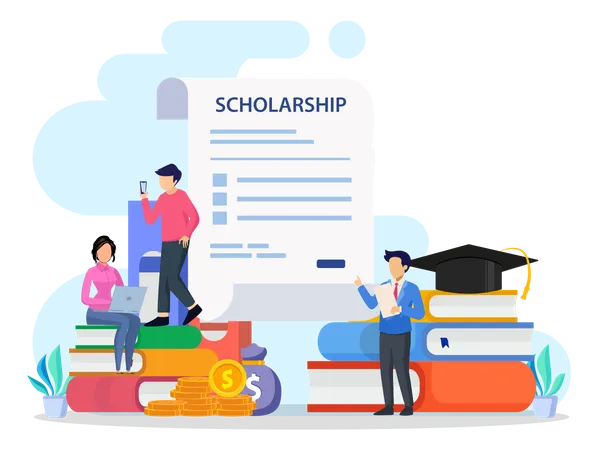 Scholarship  Illustration