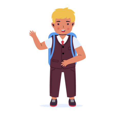 School boy  Illustration