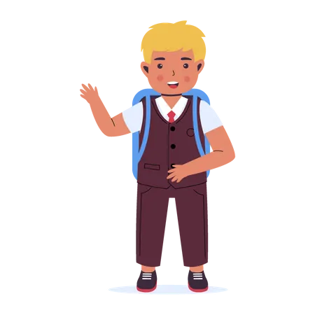 School boy  Illustration