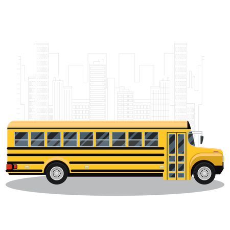 School Bus  Illustration