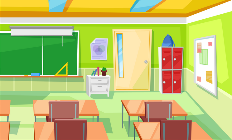 School Class  Illustration