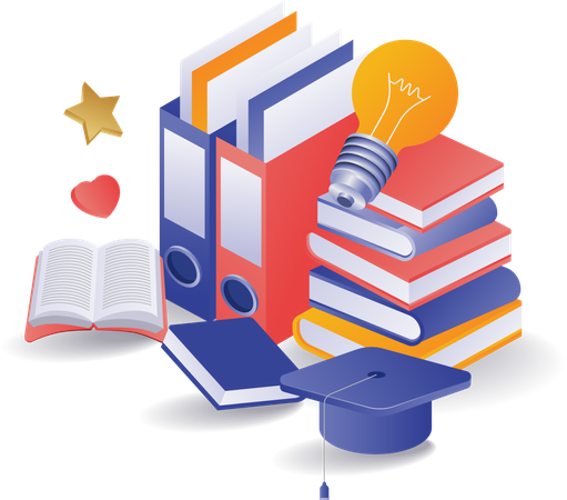 School education book  イラスト