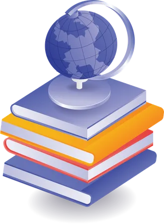 School education globe  Illustration