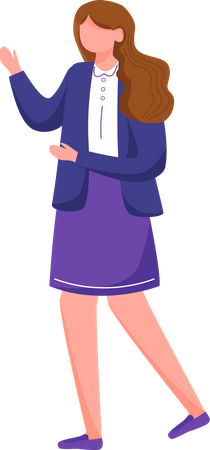 School girl  일러스트레이션