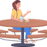 school recess lunch illustration free download