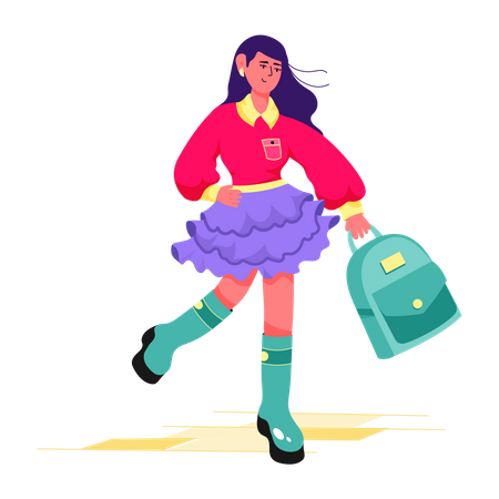 School Outfit  Illustration