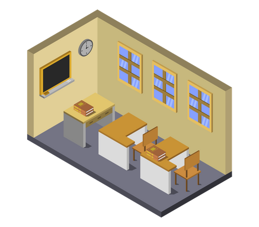 School room  Illustration